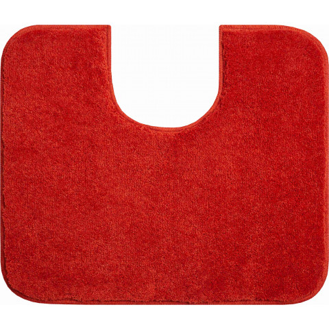 Tapis de salle de bain fantastic orange contour wc 50 x 60 cm