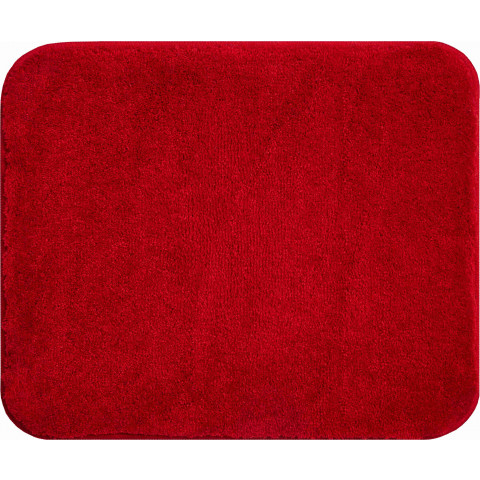 Tapis de salle de bain capricio rubis 50 x 60 cm
