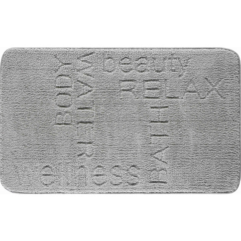 Tapis de salle de bain feeling anthracite 60 x 100 cm
