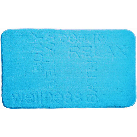 Tapis de salle de bain feeling turquoise 70 x 120 cm