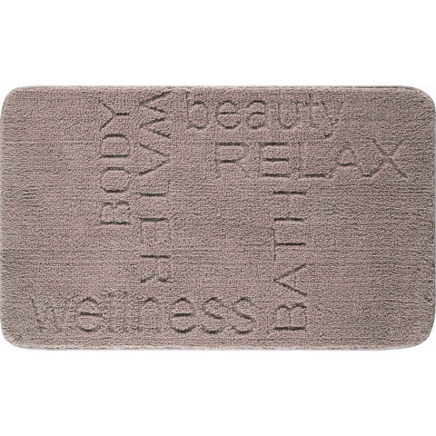 Tapis de salle de bain feeling cacao 70 x 120 cm