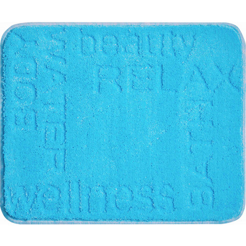 Tapis de salle de bain feeling turquoise 50 x 60 cm