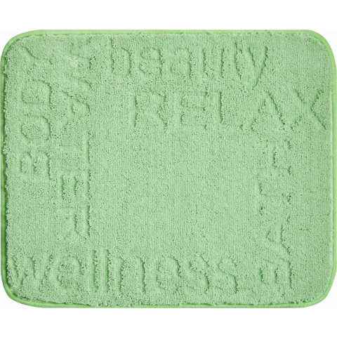 Tapis de salle de bain feeling vert 50 x 60 cm