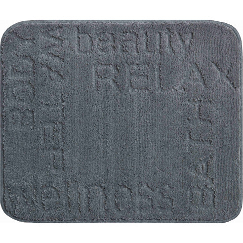 Tapis de salle de bain feeling anthracite 50 x 60 cm