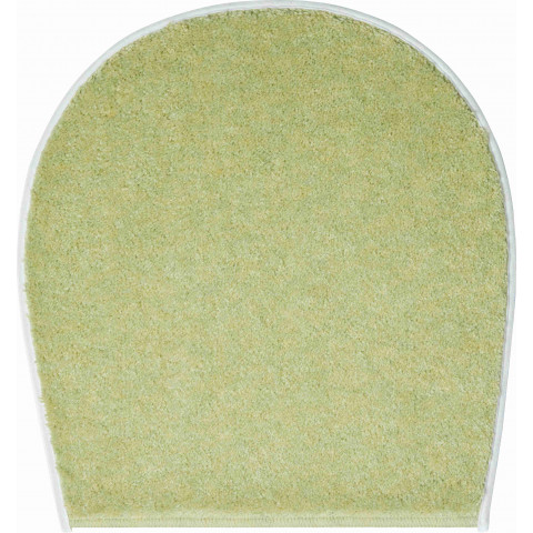 Tapis de salle de bain flash vert housse pour abattant wc 47 x 50 cm