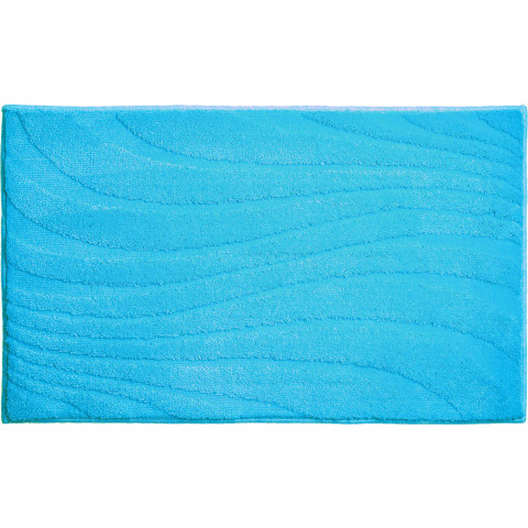 Tapis de salle de bain marrakesh turquoise 60 x 100 cm