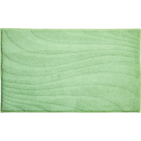 Tapis de salle de bain marrakesh vert 60 x 100 cm