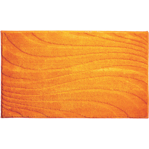 Tapis de salle de bain marrakesh orange 60 x 100 cm