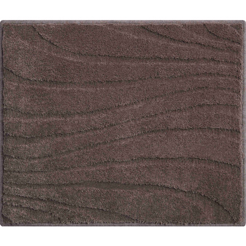 Tapis de salle de bain marrakesh cacao 50 x 60 cm