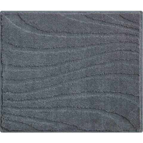 Tapis de salle de bain marrakesh anthracite 50 x 60 cm