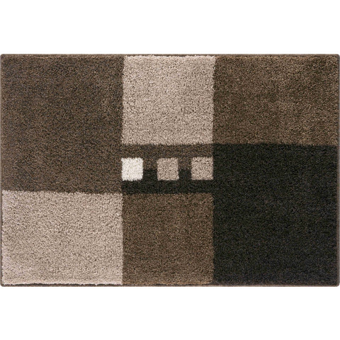 Tapis de salle de bain merkur marron 70 x 120 cm