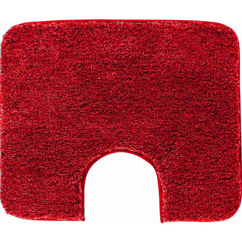 Tapis de salle de bain lex rubis contour wc 50 x 60 cm