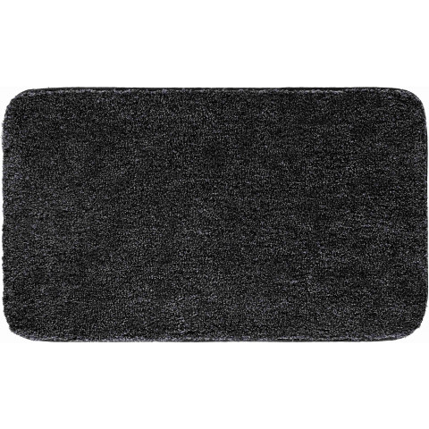 Tapis de salle de bain lex anthracite 50 x 80 cm