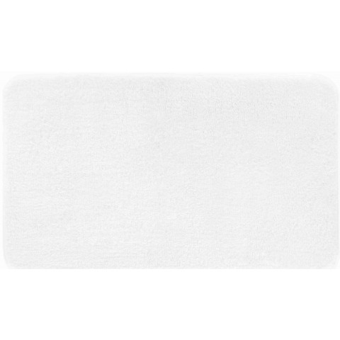 Tapis de salle de bain lex blanc 60 x 100 cm