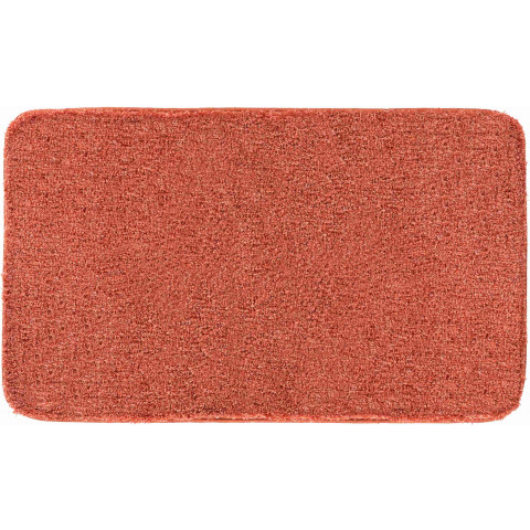 Tapis de salle de bain lex orange 70 x 120 cm