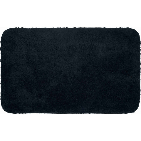 Tapis de salle de bain lex noir 70 x 120 cm