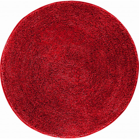 Tapis de salle de bain lex rubis rond 80 cm