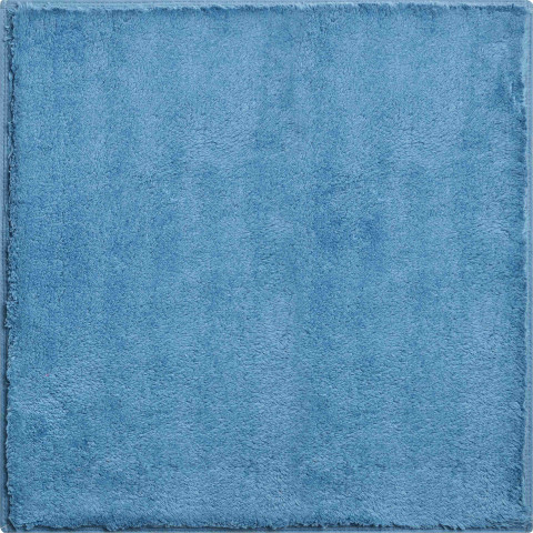 Tapis de salle de bain manhattan bleu 55x55