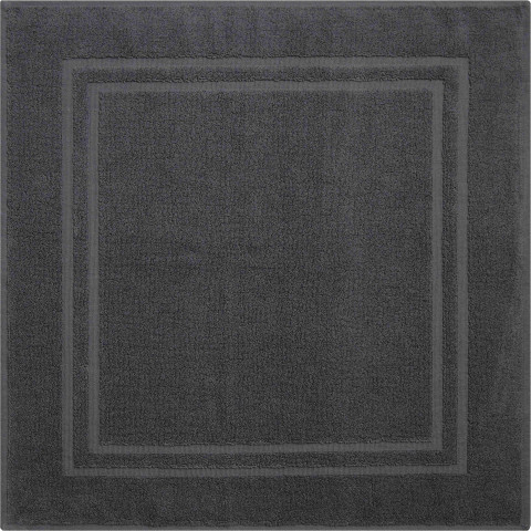 Tapis de salle de bain pavia anthracite   60x60