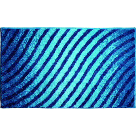 Tapis de salle de bain eternity turquoise 70 x 120 cm