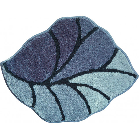 Tapis de salle de bain aosta anthracite 50 x 55 cm