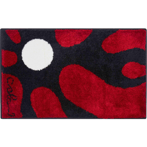 Tapis de salle de bain colani 12 rouge 60 x 100 cm