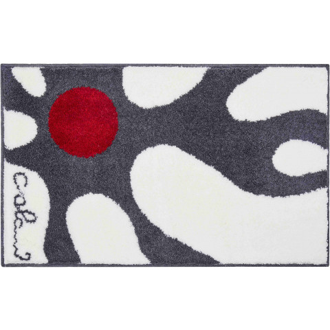 Tapis de salle de bain colani 12 blanc 70 x 120 cm