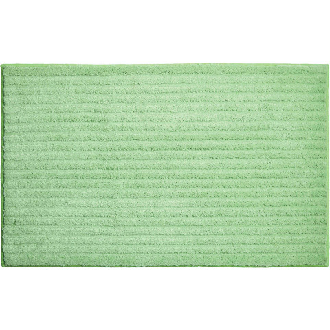 Tapis de salle de bain riffle vert 60 x 100 cm