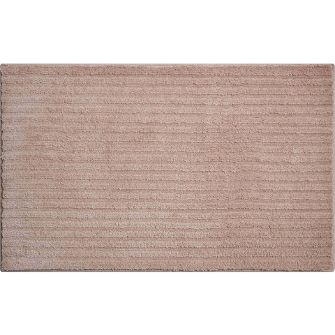 Tapis de salle de bain riffle chocolat 60 x 100 cm