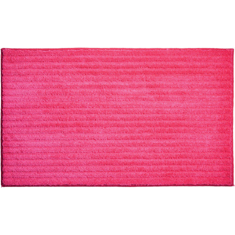 Tapis de salle de bain riffle rose 70 x 120 cm