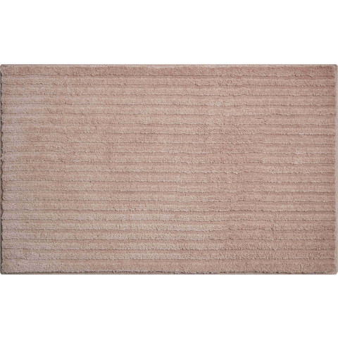 Tapis de salle de bain riffle chocolat 70 x 120 cm