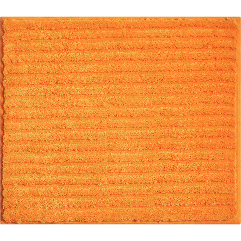 Tapis de salle de bain riffle orange 50 x 60 cm