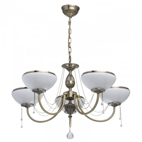Suspension laiton classic 5 ampoules 88 cm
