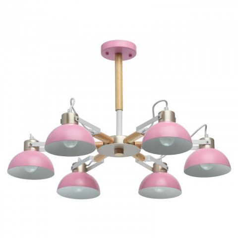 Suspension multicouleur megapolis 6 ampoules 45 cm