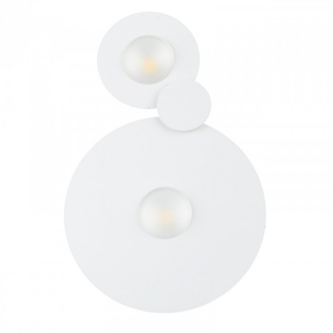 Plafonnier blanc techno 2 ampoules 3.5 cm