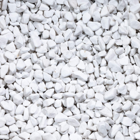 Galet blanc pur 16-25 mm - pack de 7m² (1 big bag de 500kg)