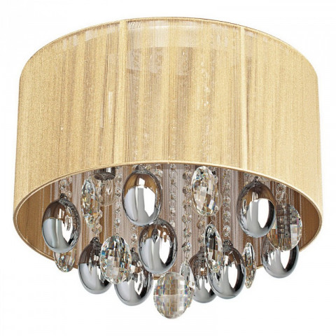 Plafonnier chromé elegance 5 ampoules 33 cm