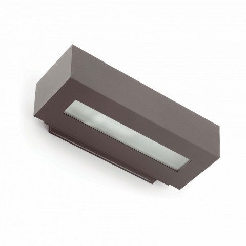 Aplique murale de jardin gris foncé west 1 ampoule