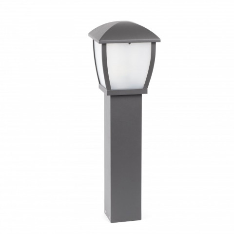 Balise de jardin gris foncé wilma 1 ampoule
