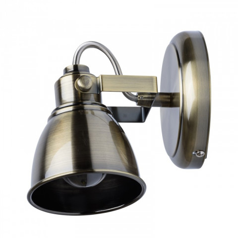 Spot laiton techno 1 ampoule 19 cm
