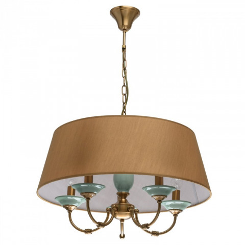 Suspension cuivre classic 5 ampoules 83 cm