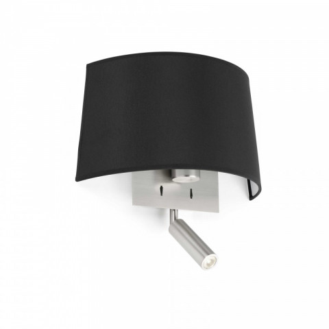 Aplique murale noire volta h29 1 ampoule
