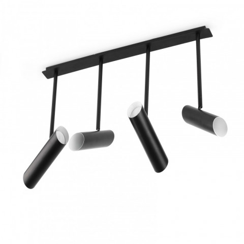 Suspension noire link 4 ampoules