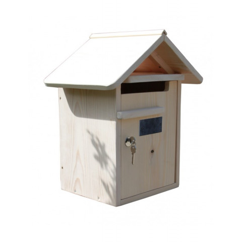 Boîte aux lettres en bois créastuce : condamine (1 porte)