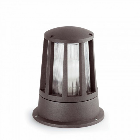 Borne de jardin gris foncé surat 1 ampoule