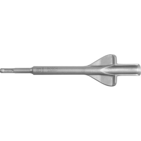 Burin SDS-plus avec douille de fixation SDS-plus, Modèle : Gouge à flancs, Larg. : 22 mm, Long. 250 mm
