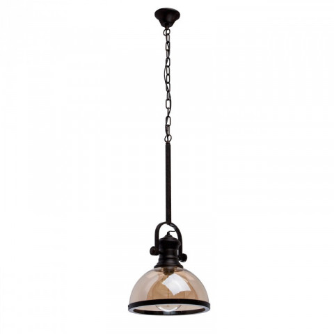 Suspension noire megapolis 1 ampoule 135 cm