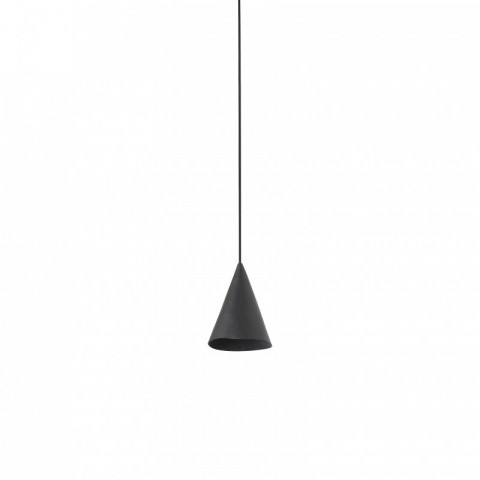 Suspension cuir noir fada