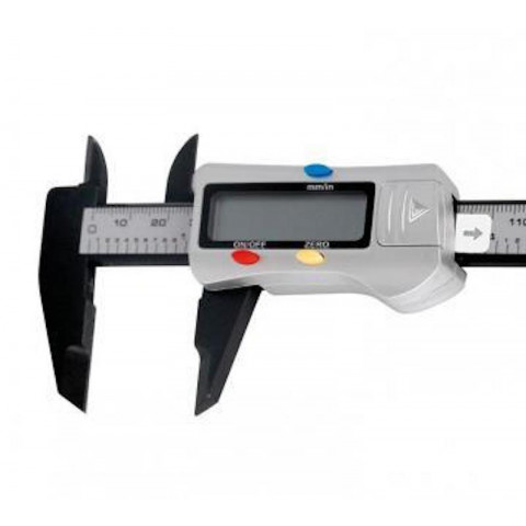 Pied à coulisse digital carbone 150 mm + pile mesure numérique vernier jauge helloshop26 3417190