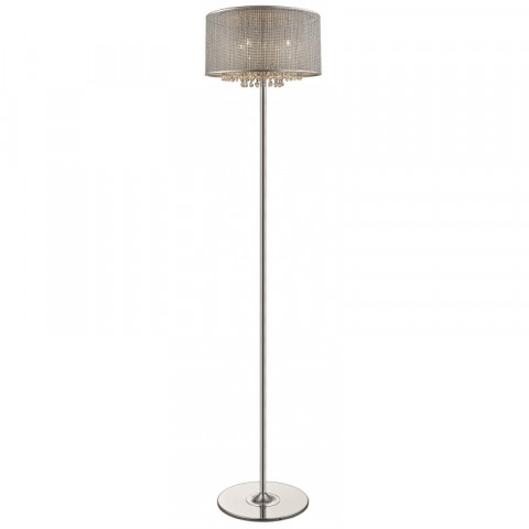 Lampadaire argent brighton 4 lumières
